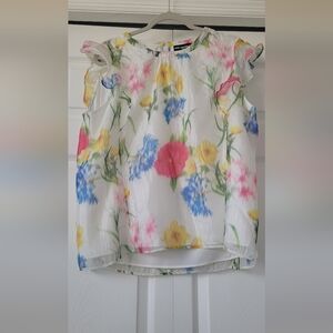 Karl Lagerfeld Pink and Orange Mini Bubble Skirt